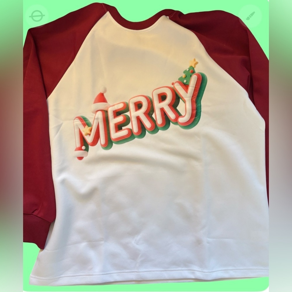 New- XL Merry Red & White Sweater
Jersey style, long sleeve,heavy knit pullover - Picture 3 of 3